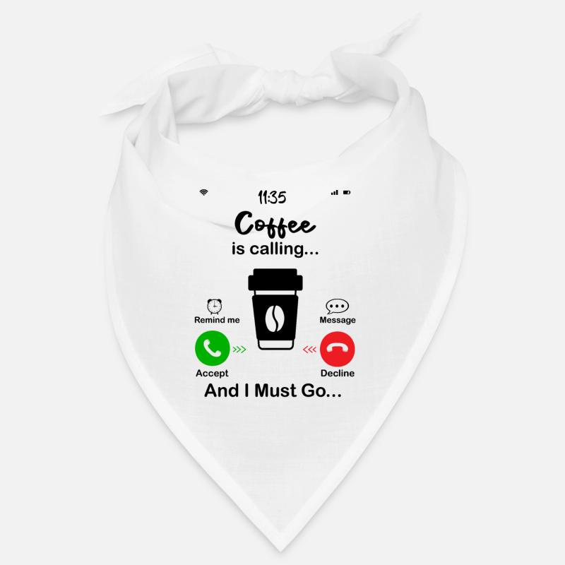 Coffee Is Calling Bandana