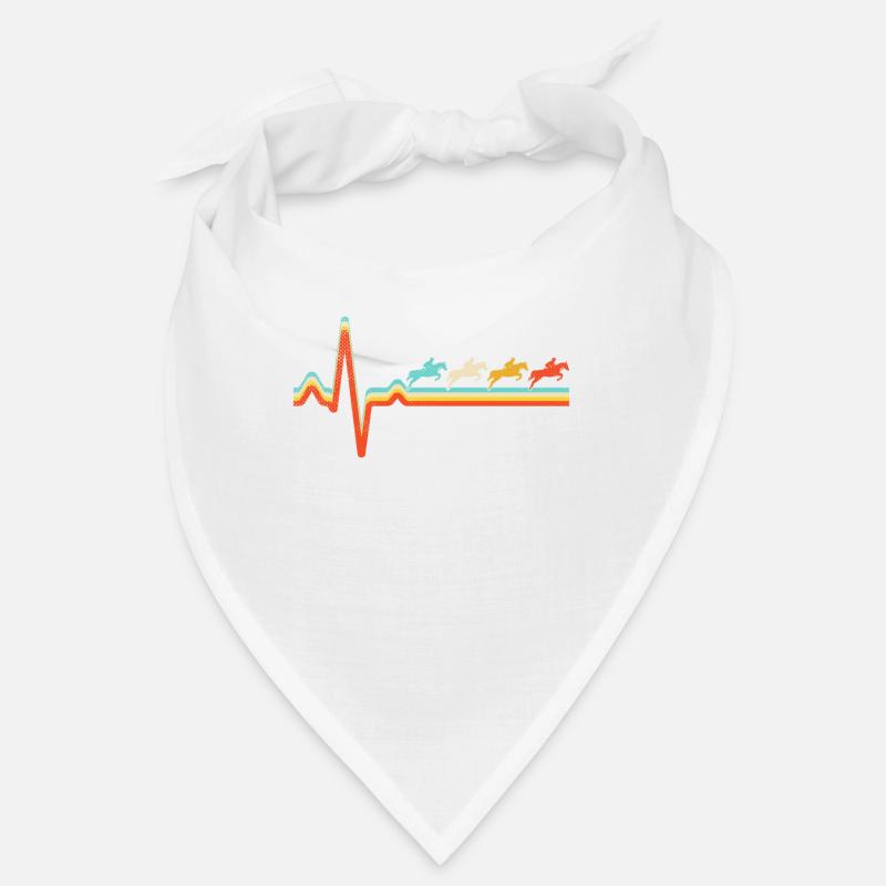 Cheval Rétro Heartbeat Bandana