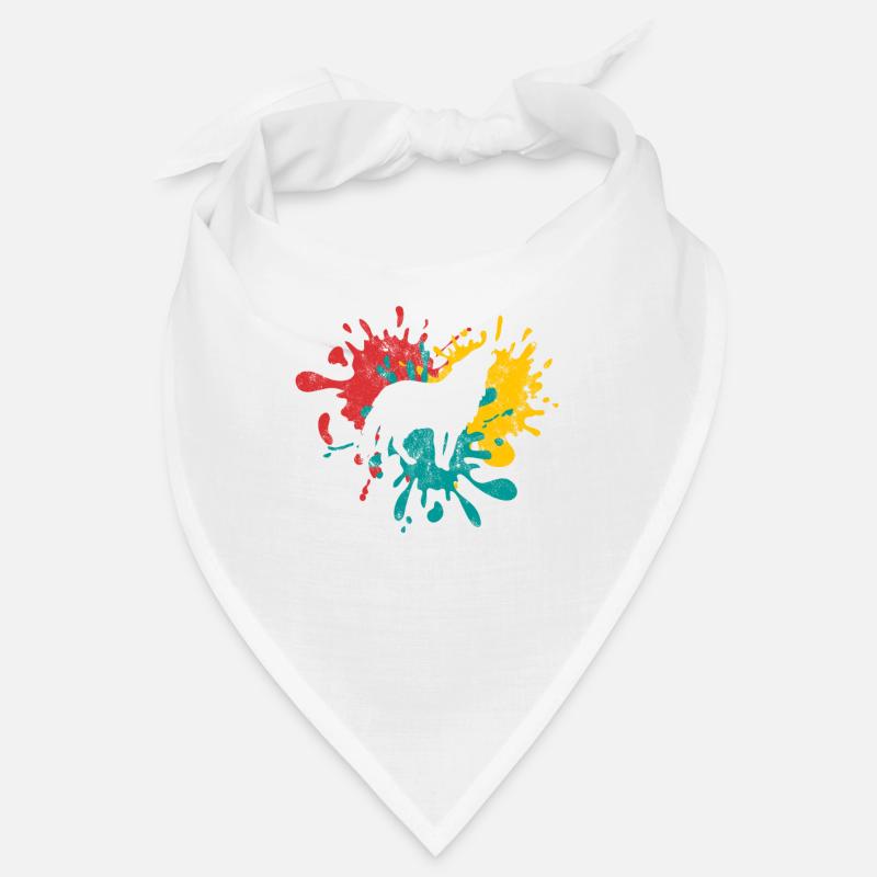 Silhouette de loup Bandana
