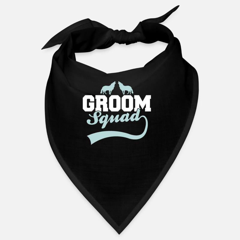 Groom's Wolf Pack Bandana