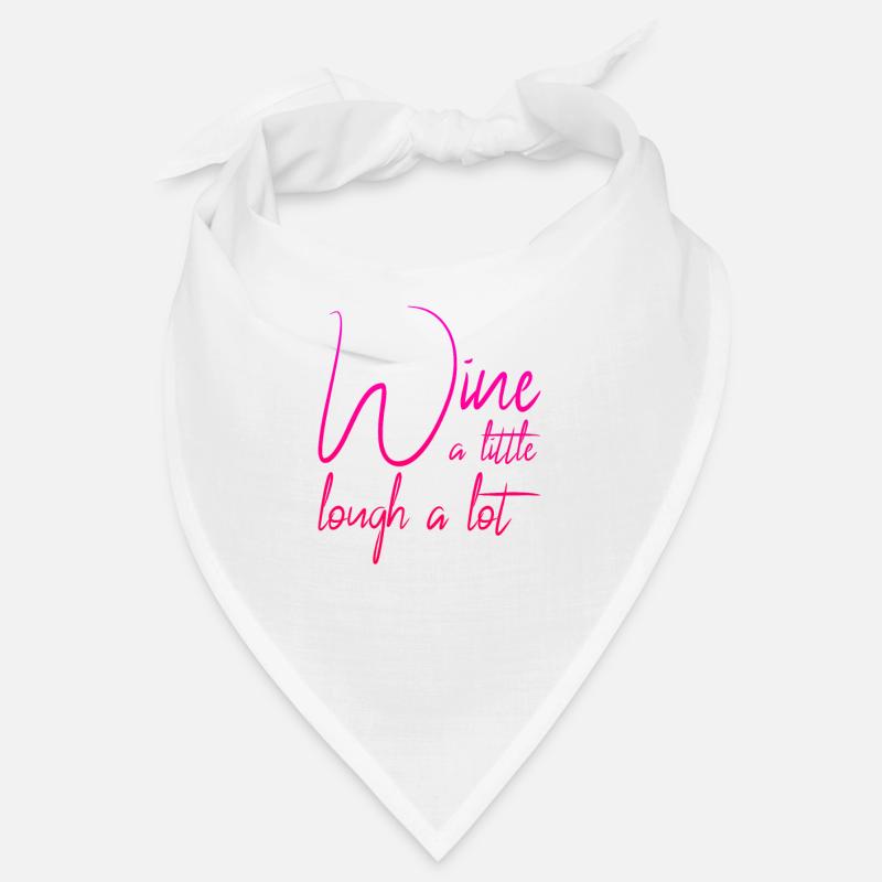 lustiger Wein Spruch Bandana