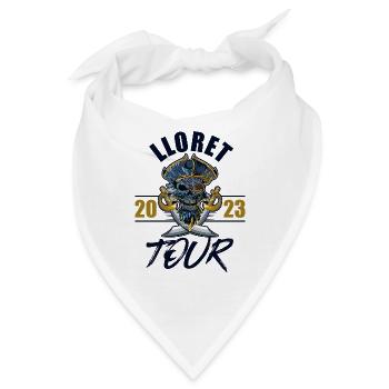 Lloret De Mar 2023 Skelett - Bandana - Weiß - Vorne