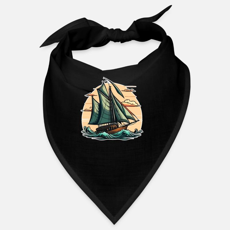 Bateau voilier voile Bandana
