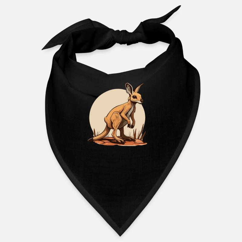 Style de bande dessinée kangourou Bandana