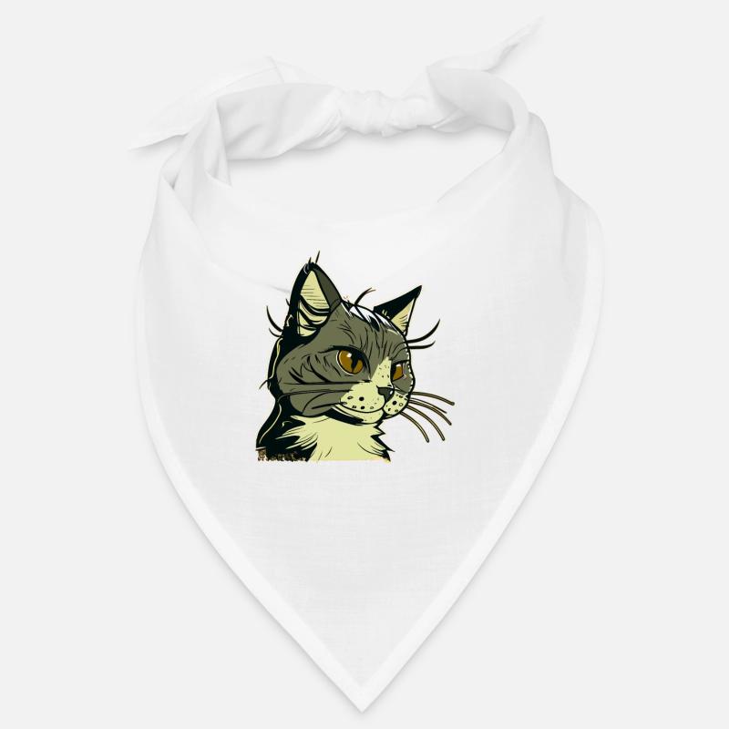 Cat in comic style Bandana