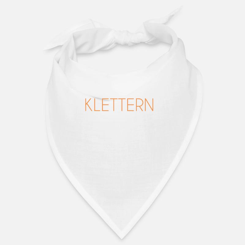 Klettern Schriftzug Bandana