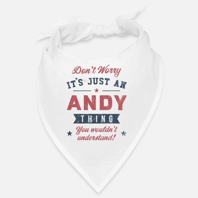Es ist eine Andy-Sache - Bandana - Weiß