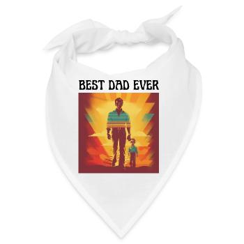 Geschenk Vater Geburtstag Geschenke - Bandana - Weiß - Vorne