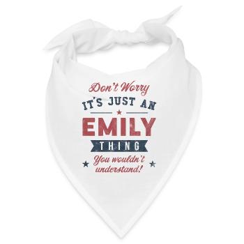 Es ist eine Emily-Sache - Bandana - Weiß - Vorne