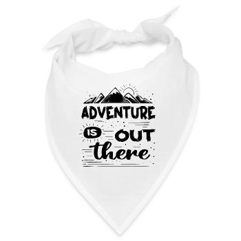 Camping Cadeau Lagerfeuerzelte Ausflug - Bandana - Weiß - Vorne
