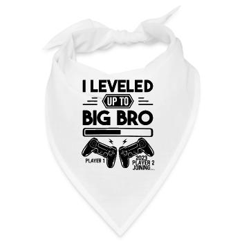 Video Gamer Gaming - Ich bin zu Big Bro aufgestiegen - Bandana - Weiß - Vorne