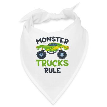 Monster Trucks - Monster Trucks Rule - Bandana - Weiß - Vorne