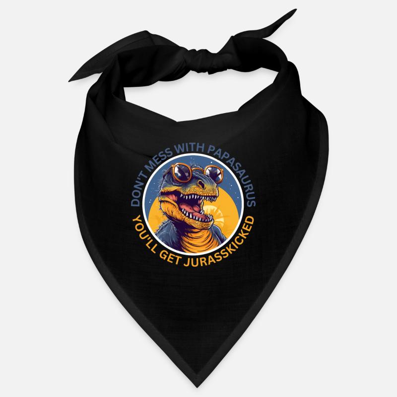 Papasaurus Dinosaur Kids Dinos Gift Bandana