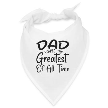 Bester Papa der Welt | Bestes Papa-Geschenk Papa - Bandana - Weiß - Vorne