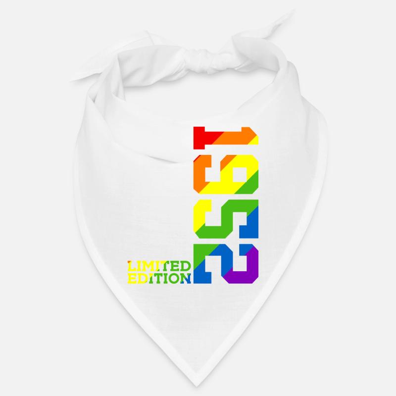 LGBTQ 1952 REGENBOGEN QUEER 74. GEBURTSTAG PRIDE Bandana