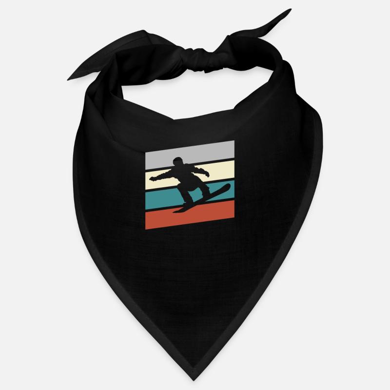 Snowboarding Retro Bandana