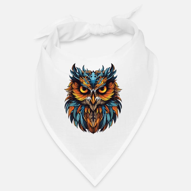 Eule Portrait Bandana
