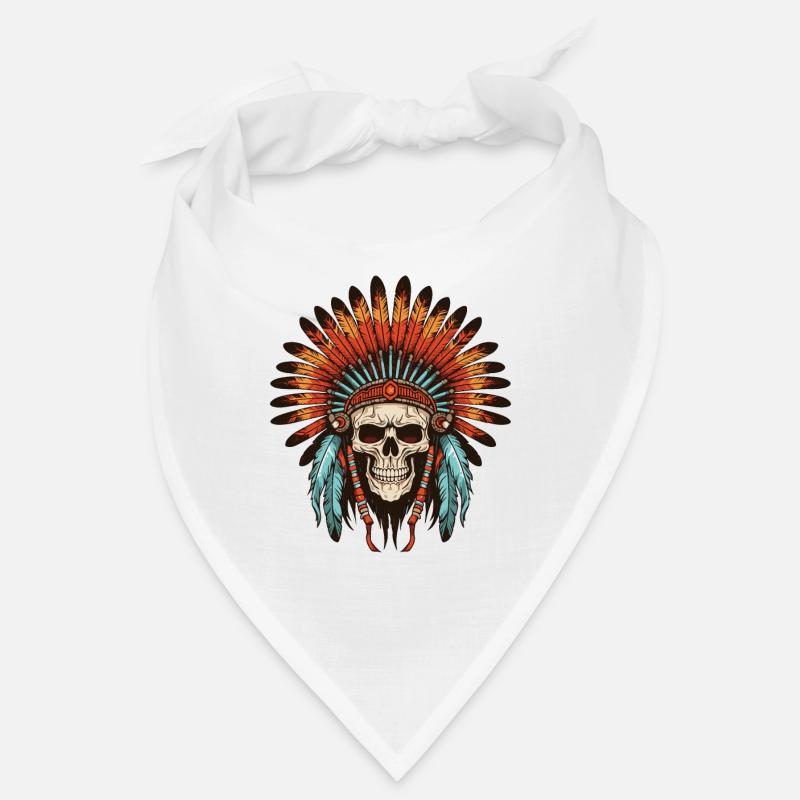 Crâne de chef indien Apache Bandana