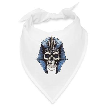 Pharao Totenkopf - Bandana - Weiß - Vorne