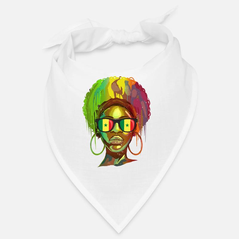 Sénégal - Bandana - blanc
