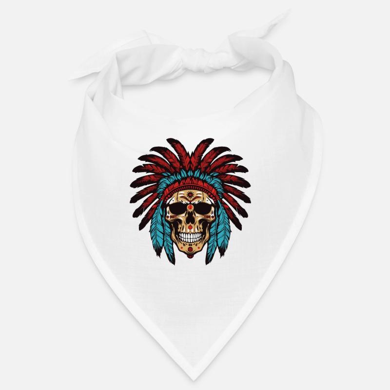 Chef indien Apache Skull Bandana