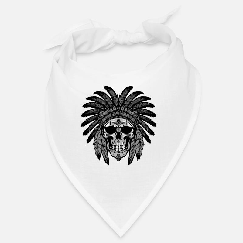 Apache Totenkopf Indianer Häuptling Bandana