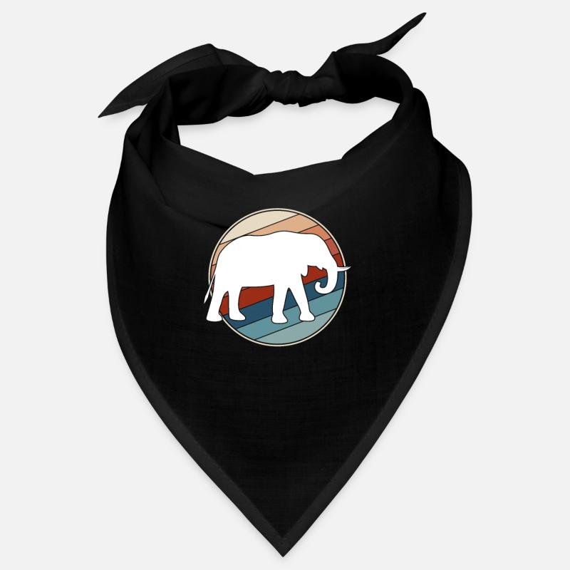 Elephant retro Bandana