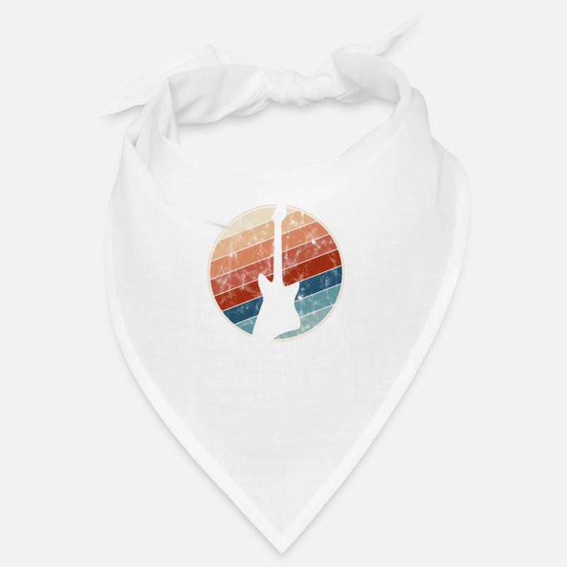 Rock rétro - Bandana - blanc