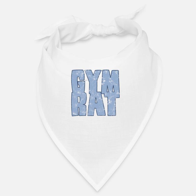gym rat - Bandana - Weiß