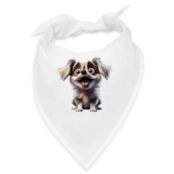 Welpenliebe Niedlicher Hund - Bandana - Weiß - Vorne