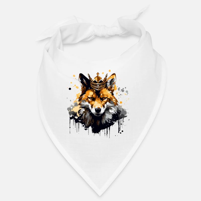 Fox Crown King Animal Bandana