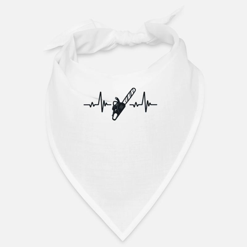 Tronçonneuse Heartbeat Lumberjack Bûcheron Bandana