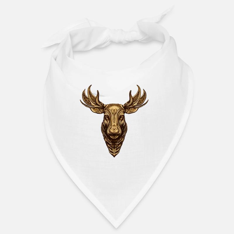 Moose Head Animal Bandana