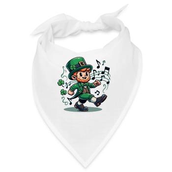 Irish Dancing Ireland Outfit Irish Music - Bandana - Weiß - Vorne