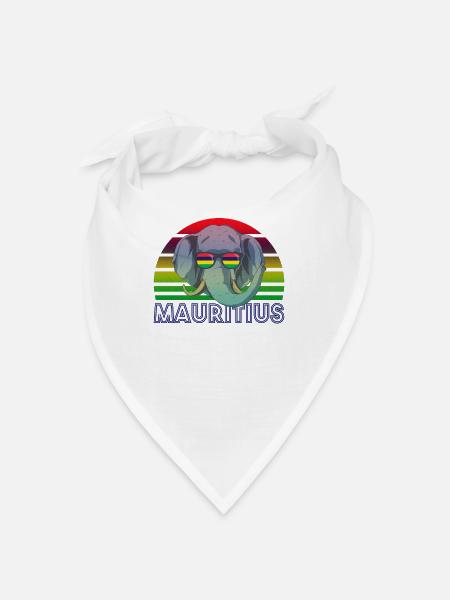 Mauritius - Bandana - Weiß