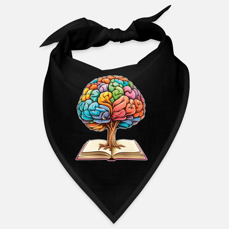 Reading Forms Mindset Growth Artwork Tree Bandana