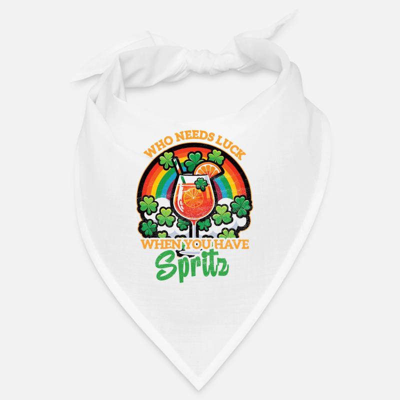 Fête de la Saint-Patrick Spritz Apéritif Célébrations Shamrock Bandana