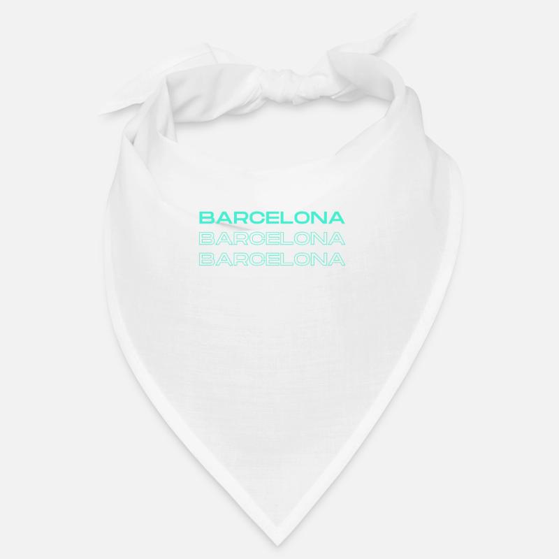 Barcelona - Bandana - Weiß