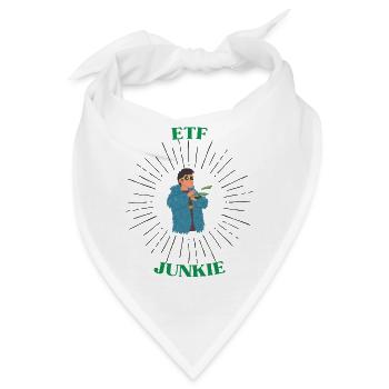 ETF Junkie - Bandana - Weiß - Vorne