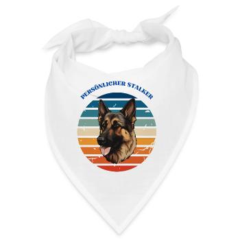 Persönlicher Stalker - Bandana - Weiß - Vorne