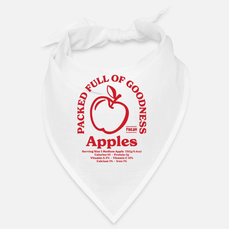 Äpfel Nährwert Rot Bandana
