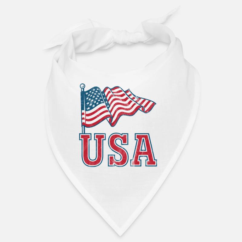 USA with Flag Bandana