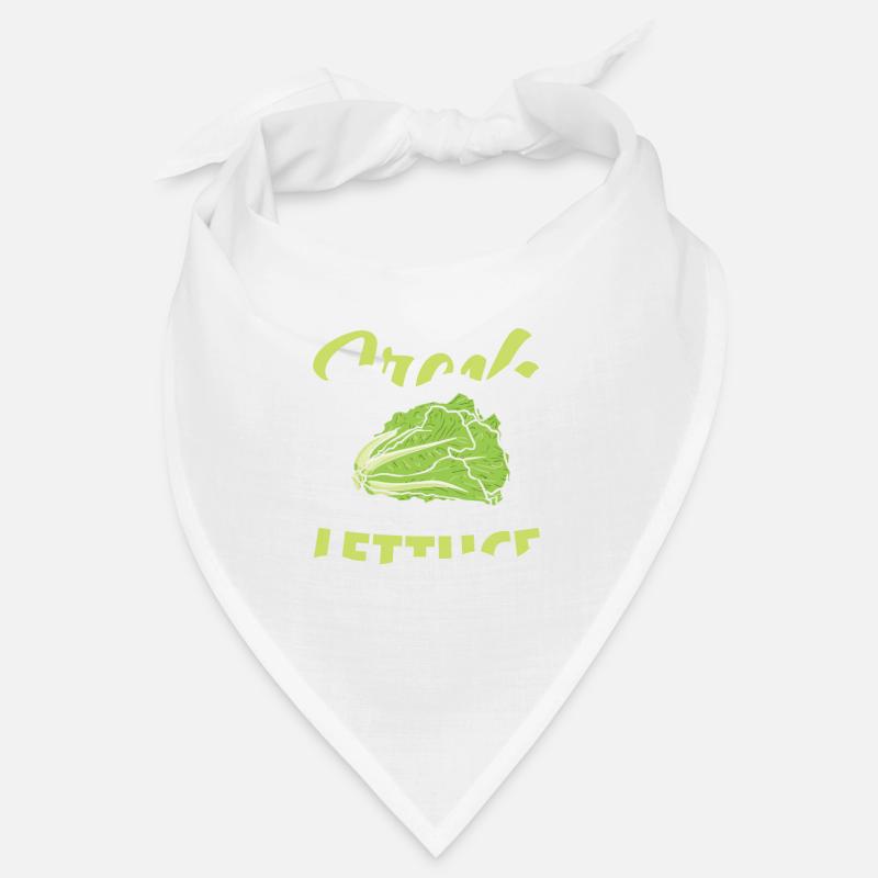 Looking For Some Fresh Vegetable Puns Lettuce - Bandana - Weiß