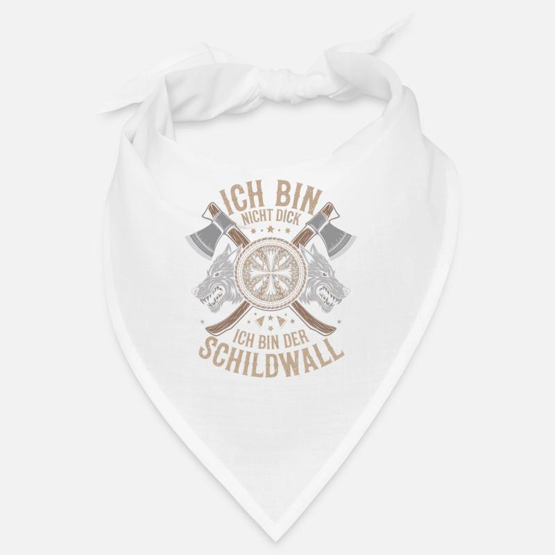 Ich bin nicht dick ich bin der Schildwall Wikinger Bandana