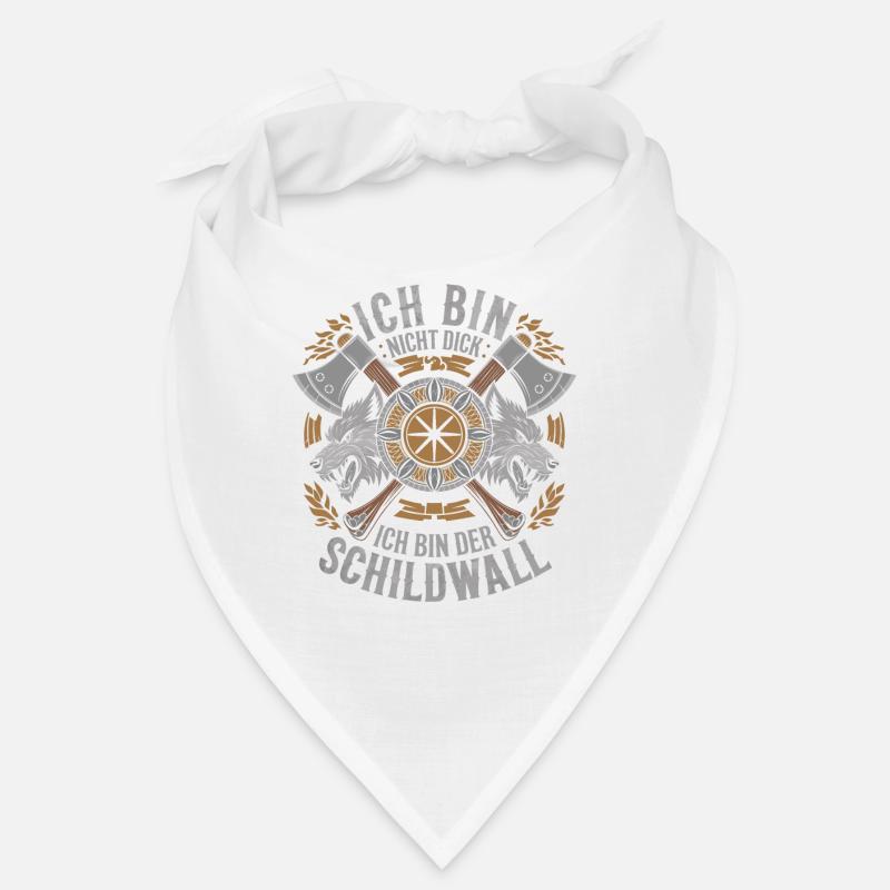 Ich bin nicht dick ich bin der Schildwall Wikinger Bandana