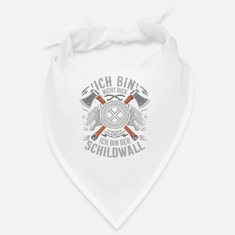 Ich bin nicht dick ich bin der Schildwall Wikinger Bandana