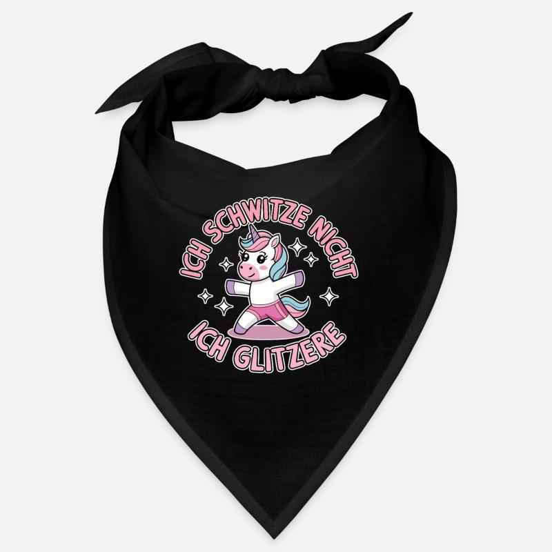Ich schwitze nicht ich Glitzere Lustig Aerobic Tan Bandana