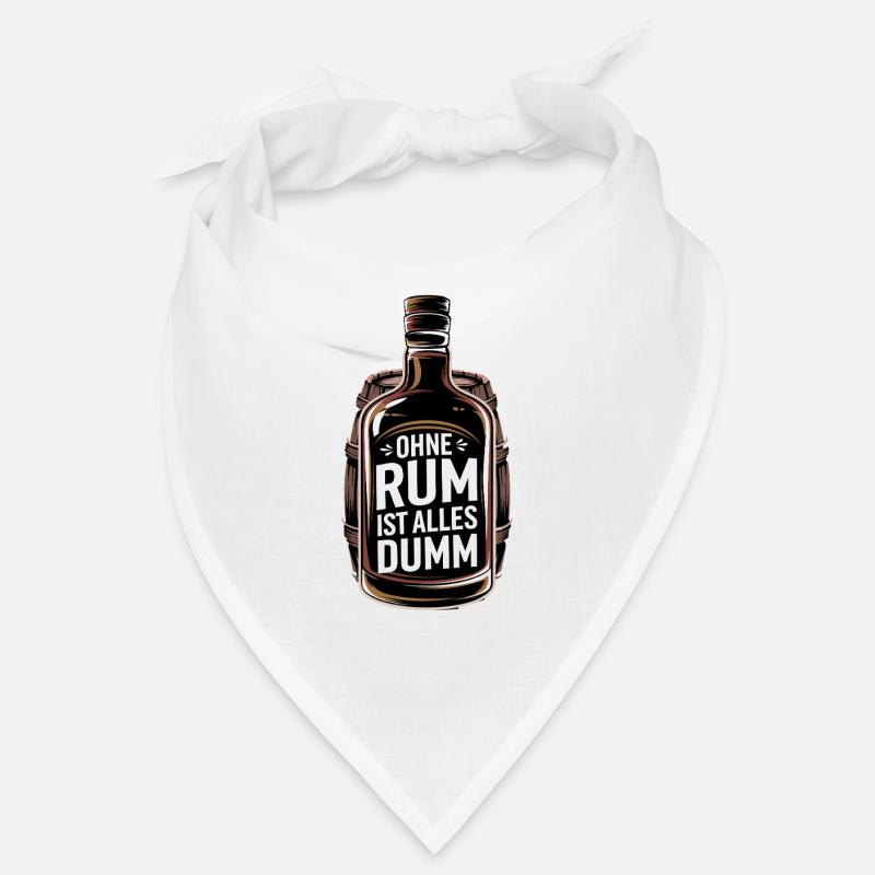 Without rum everything is stupid - Perfect for rum Bandana