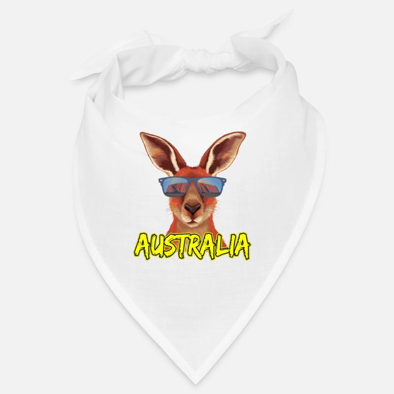 Cooles Känguru Mit Sonnenbrille Australien Design Bandana