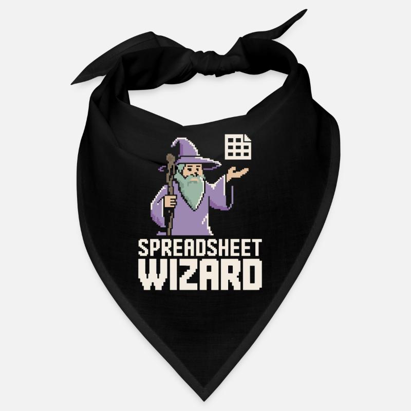 Spreadsheet Wizard Funny Controller Accountant Bandana